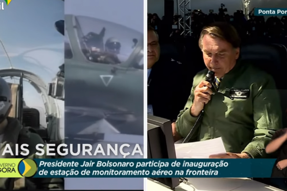 Bolsonaro inaugura Estação Radar de Ponta Porã para monitoramento da fronteira