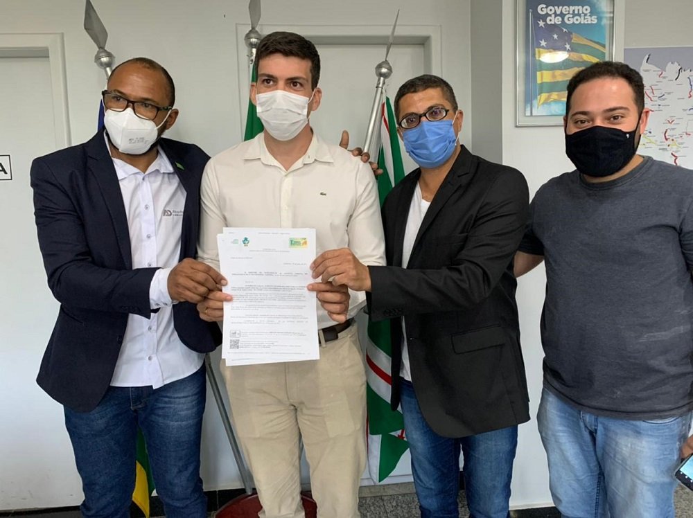 Vereador Abadyas Damasceno em Goiânia para resolver demandas de Águas Lindas de Goiás