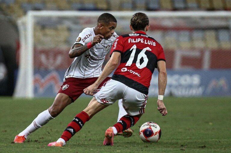 Rio de Janeiro - 22/05/2021 - Maracanã.
Fluminense enfrenta o Flamengo esta noite no Maracanã pela Final do Campeonato Carioca 2021.
FOTO: LUCAS MERÇON / FLUMINENSE F.C.
.
IMPORTANTE: Imagem destinada a uso institucional e divulgação, seu
uso comercial está vetado incondicionalmente por seu autor e o
Fluminense Football Club.É obrigatório mencionar o nome do autor ou
usar a imagem.
.
IMPORTANT: Image intended for institutional use and distribution.
Commercial use is prohibited unconditionally by its author and
Fluminense Football Club. It is mandatory to mention the name of the
author or use the image.
.
IMPORTANTE: Imágen para uso solamente institucional y distribuición. El
uso comercial es prohibido por su autor y por el Fluminense Football
Club. És mandatório mencionar el nombre del autor ao usar el imágen.