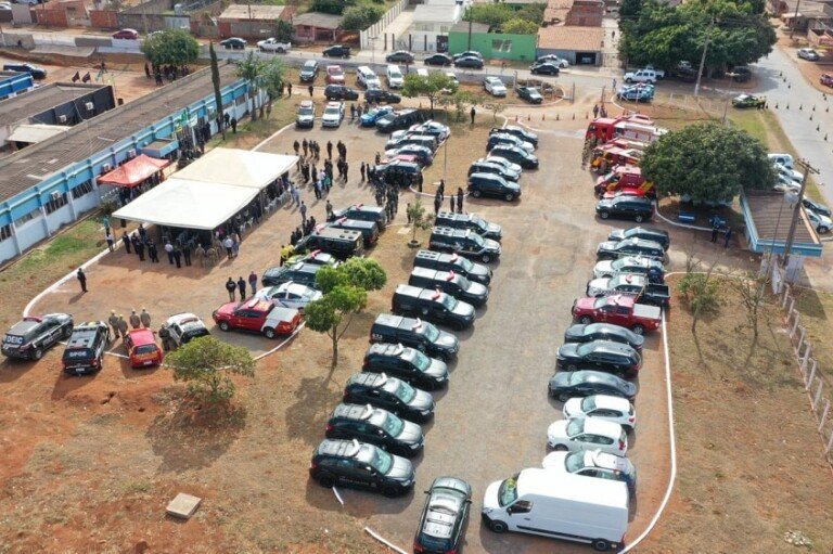 As polícias Rodoviária Federal (PRF) e Federal (PF) também participam da ação. As cidades goianas que vão receber o projeto serão Águas Lindas, Girassol, Edilândia e Cocalzinho. No lado do Distrito Federal, Incra 8 e 9, Ceilândia e Área Rural de Brazlândia | Foto: Divulgação/SSP/DF