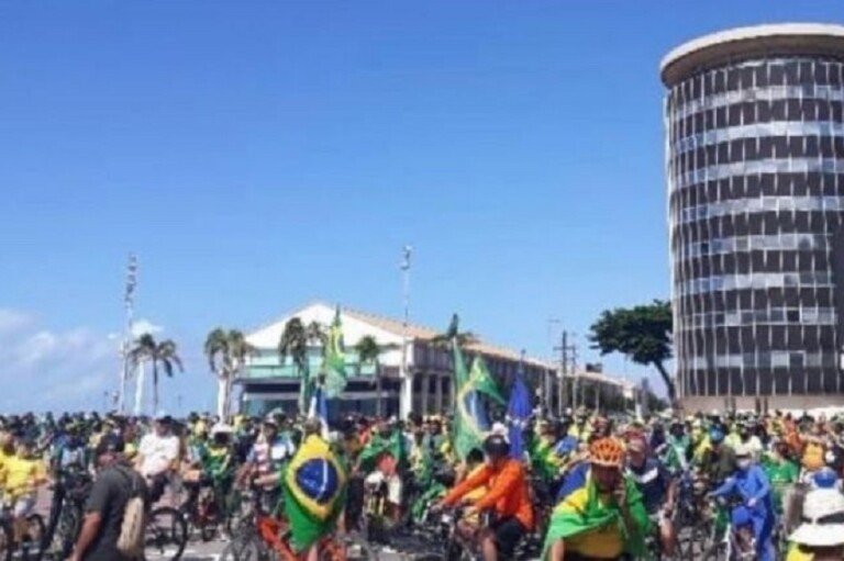 "bicicleada" em favor de Jaiir Messias Bolsonaro