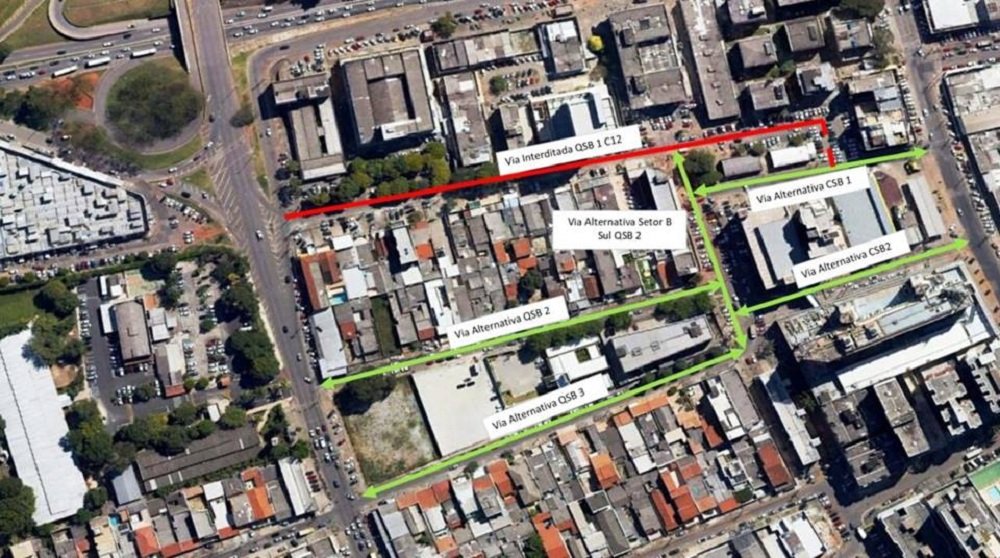 A partir de sábado, GDF interdita via no centro de Taguatinga por 3 meses