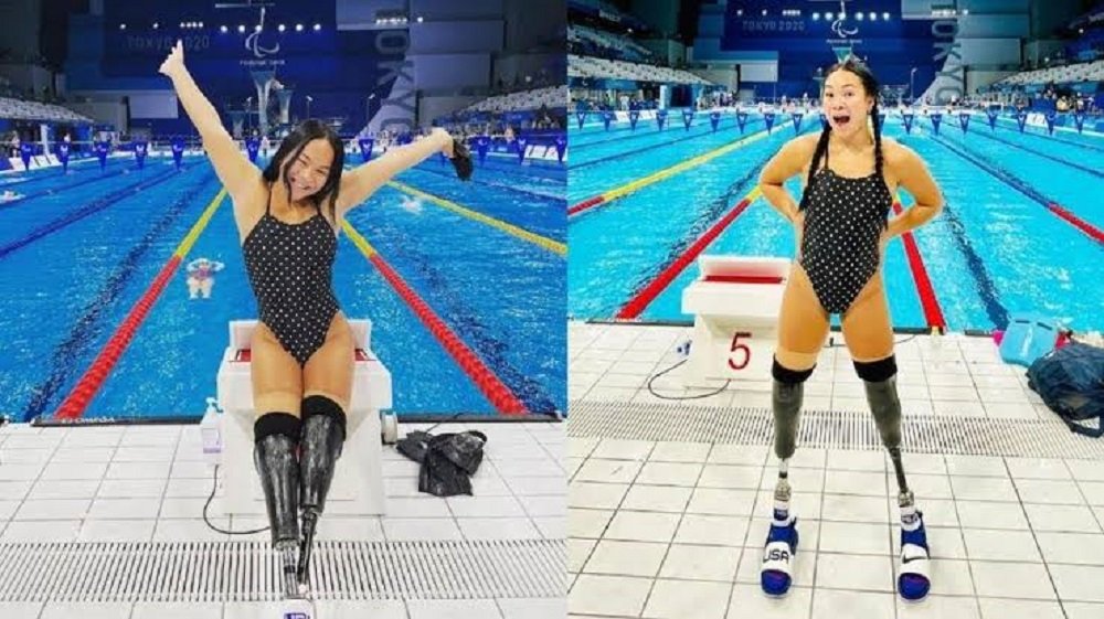 Conheça a incrível atleta paralímpica que perdeu as pernas ao ser presa em bomba pelos pais quando bebê