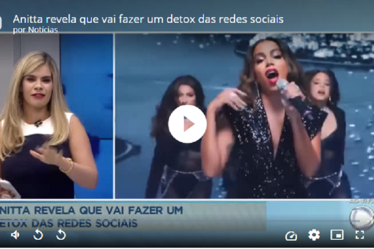 ANITTA REVELA QUE VAI FAZER UM DETOX DAS REDES SOCIAS