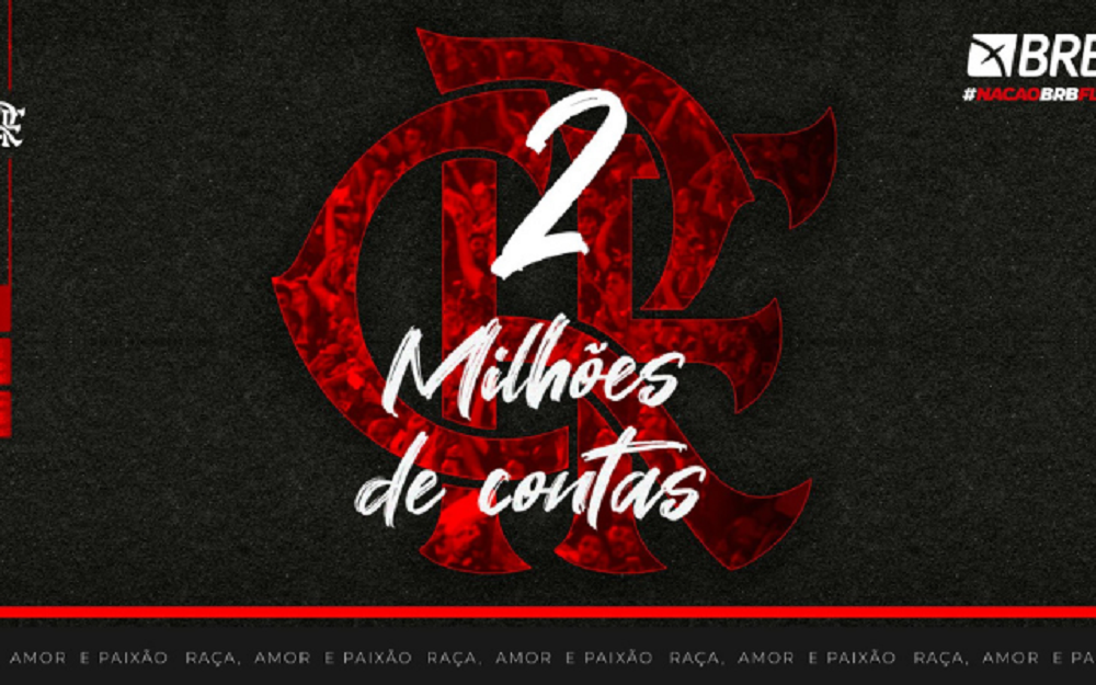 Nação BRB FLA chega à marca de 2 milhões de clientes