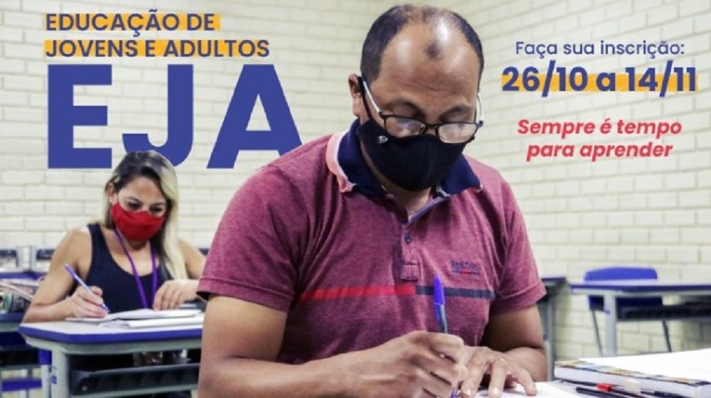 Educação de Jovens e Adultos inscreva – se a partir de hoje (26)