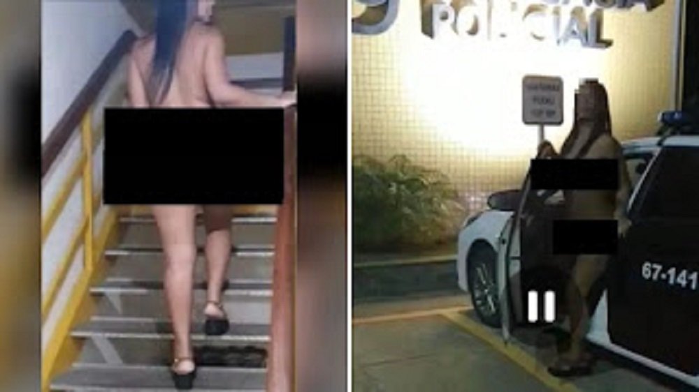 Corregedoria da Polícia Civil investiga fotos de mulher em delegacia; VEJA IMAGENS