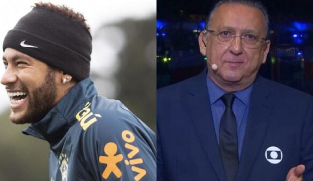 Neymar se manifesta após ser chamado de idiota por Galvão Bueno