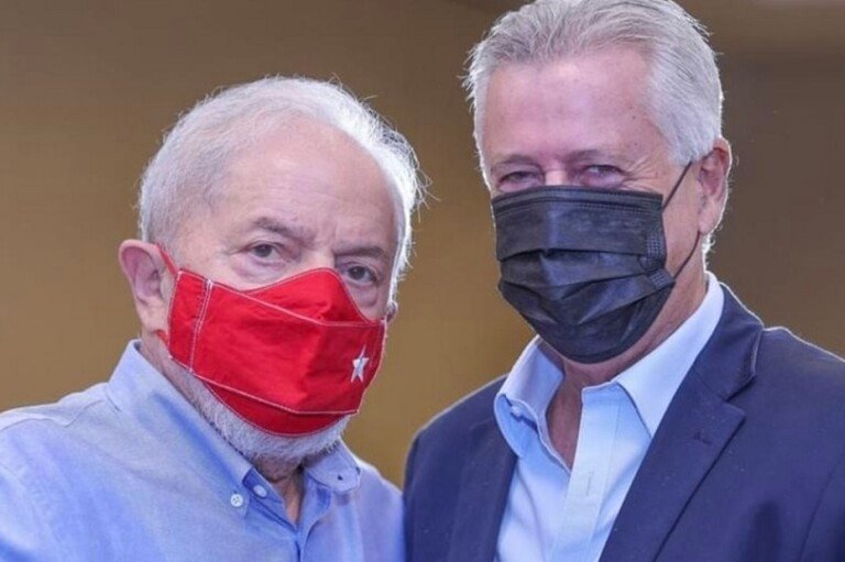 Crédito: Reprodução/Instagram. Eixo Capital. Rodrigo Rollemberg  e Lula