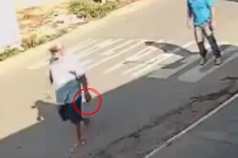 VÍDEO – Idoso tenta esfaquear empresária por som alto em GO