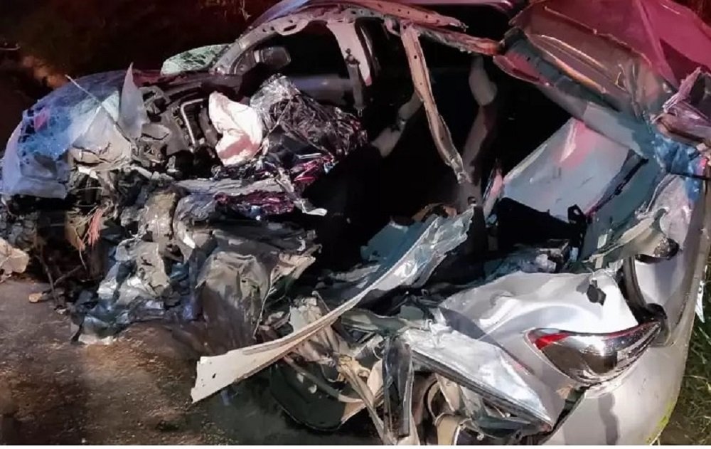 Grave Acidente envolvendo três veículos em Videira deixa duas pessoas mortas