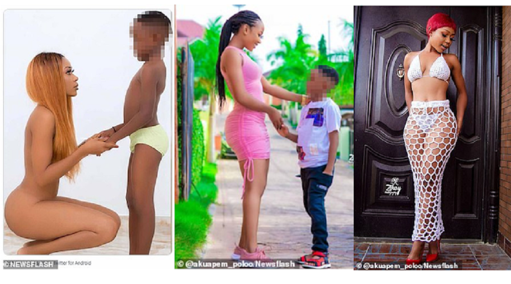 Atriz é presa por tirar foto sem roupa com o filho