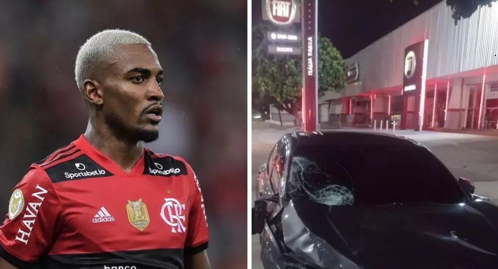 Jogador do Flamengo atropela ciclista, que morre a caminho do hospital