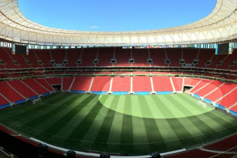 Mané Garrincha abriga seletiva do torneio mundial Neymar Jr’s Five. Partidas serão em 21 e 22 de abril, a partir das 7 horas. Foto: Andre Borges/Agência Brasília 3.8.2018
