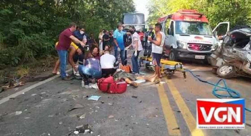 Grave acidente deixa Quatro mortos na estrada da Chapada dos Guimarães a 64 km de Cuiabá
