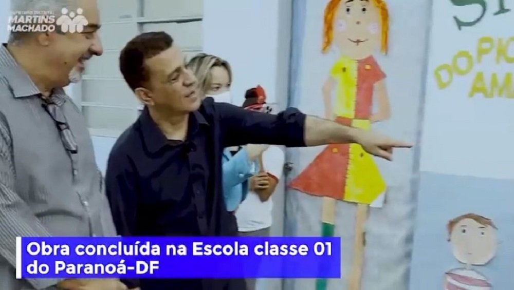 Escola Classe 01 do Paranoá recebe melhorias através de recursos destinado pelo Deputado Distrital Martins Machado, Veja o Vídeo