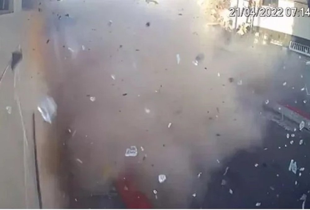 Vídeo: veja momento da explosão em prédio que desabou no ES