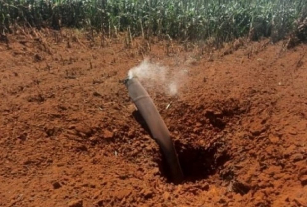 Vídeo mostra foguete desgovernado Lançado pelo Exército que caiu em plantação de Formosa – GO