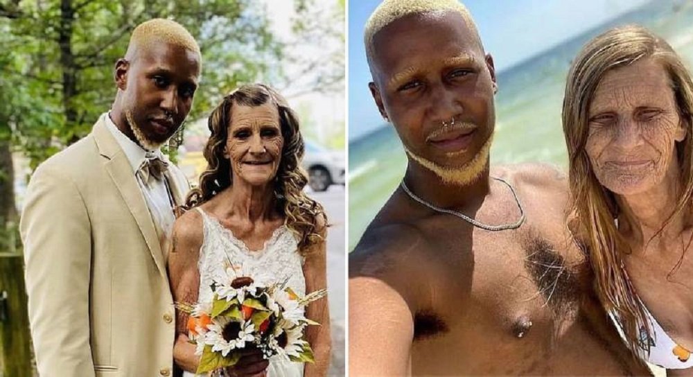 Mulher de 61 anos e homem de 24 se casam e planejam ter filhos