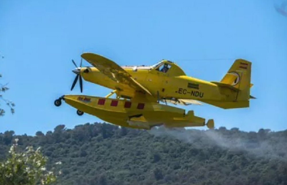 Avião de combate a incêndios cai em Portugal