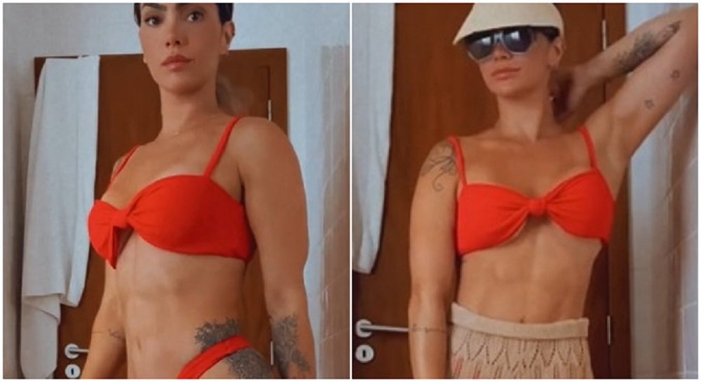 Kelly Key exibe corpo sarado e chama atenção de internautas: ‘Abdômen de milhões’