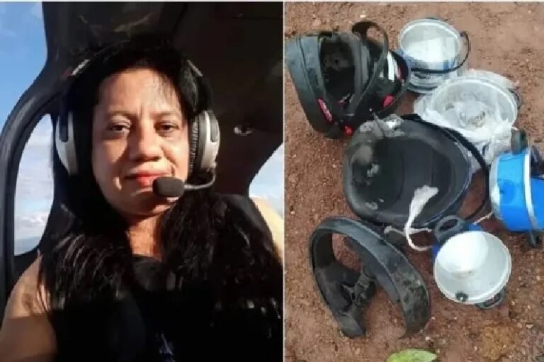 Mulher atingida por Raio