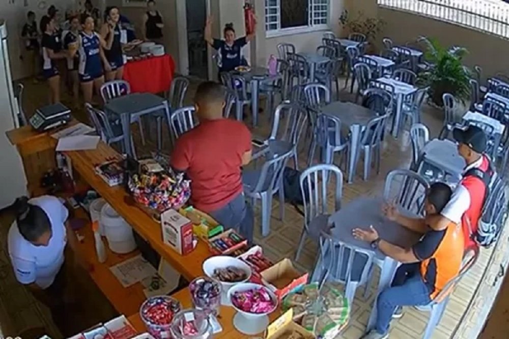 Brasilia volei foi assaltado em retaurante