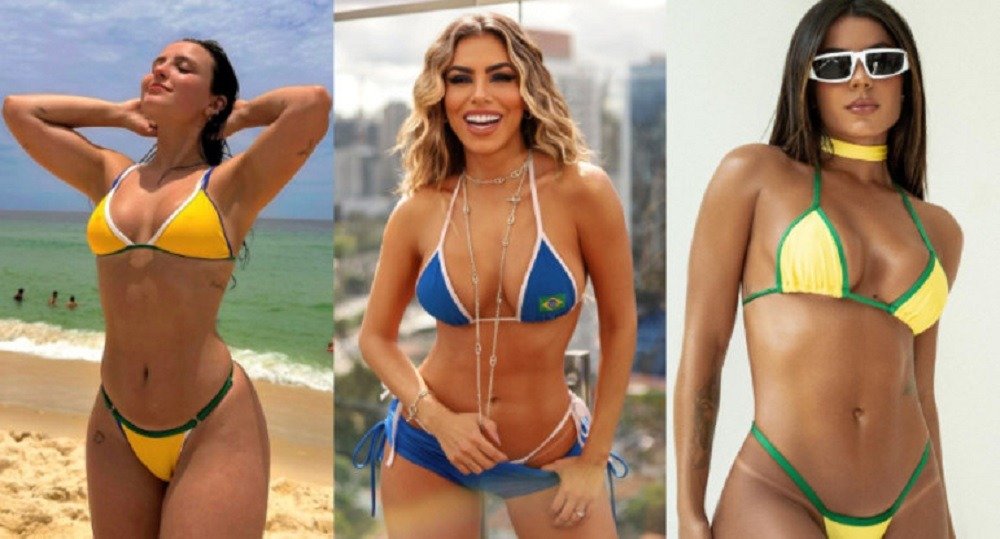 De Erika Schneider a Larissa Manoela: biquínis do Brasil conquistam famosas na Copa