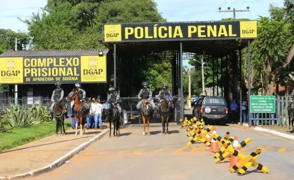Complexo Prisional de Aparecida de Goiânia, em Goiás — Foto: Wildes Barbosa/O Popular