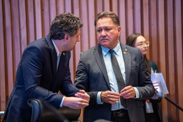 Deputado distrital&nbsp;Eduardo Pedrosa (União Brasil), autor da proposta. (Foto:&nbsp;Carlos Gandra/Agência CLDF)