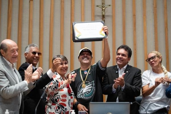 O rapper Daher Chagas Mittelstaedt. (Foto: Sara Marques/ Agência CLDF)