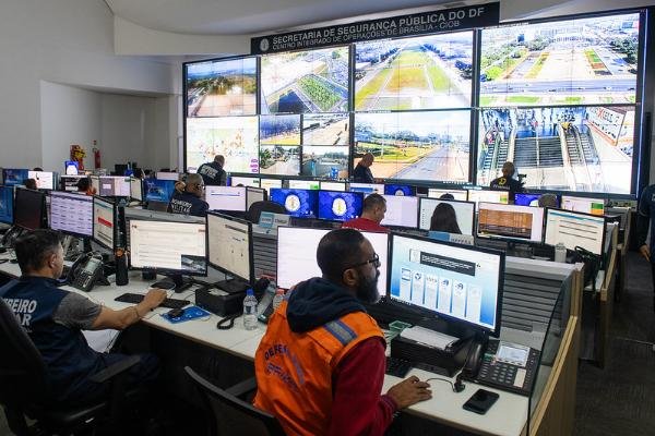 Nova lei prevê integração de câmeras privadas aos sistemas de segurança pública do DF