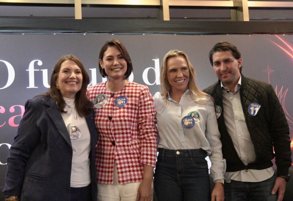 Celina Leão e Michelle Bolsonaro participam de encontros com empresários, juristas e setor da beleza no DF