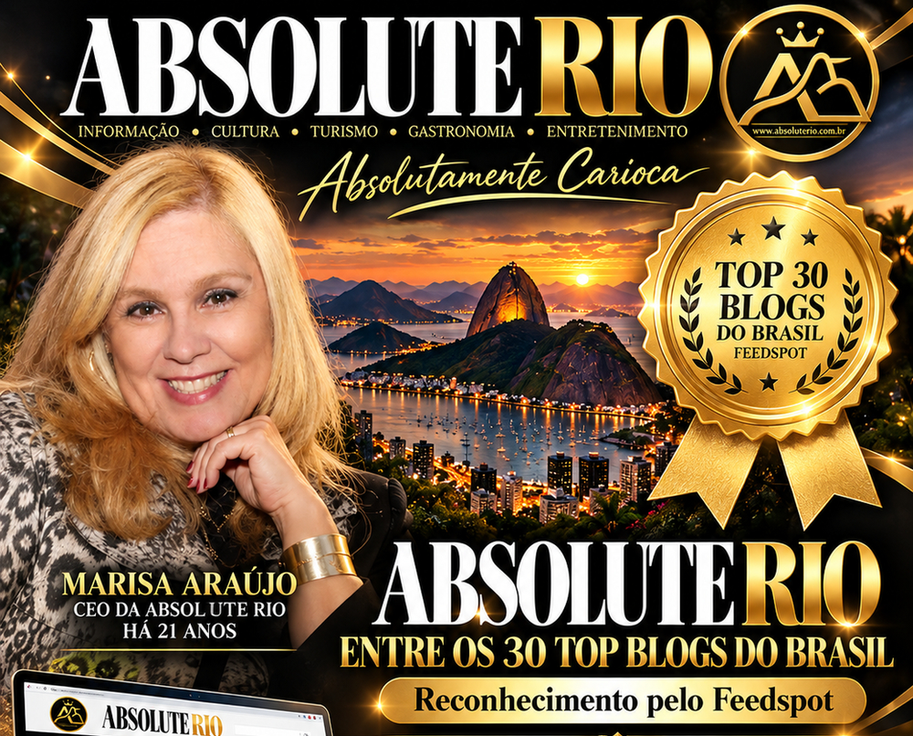 ABSOLUTE RIO ENTRE OS 30 TOP BLOGS DO BRASIL: 21 ANOS DE JORNALISMO, COMUNICAÇÃO E IDENTIDADE CARIOCA