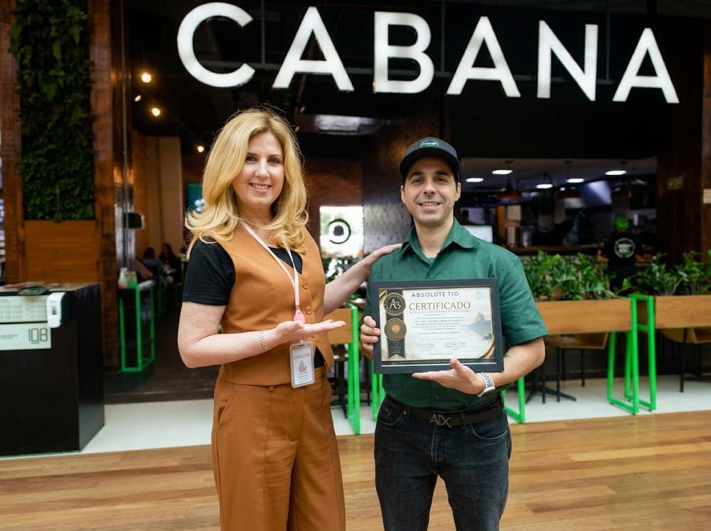 Cabana Burger Recebe o Selo Absolutamente Carioca da Absolute Rio