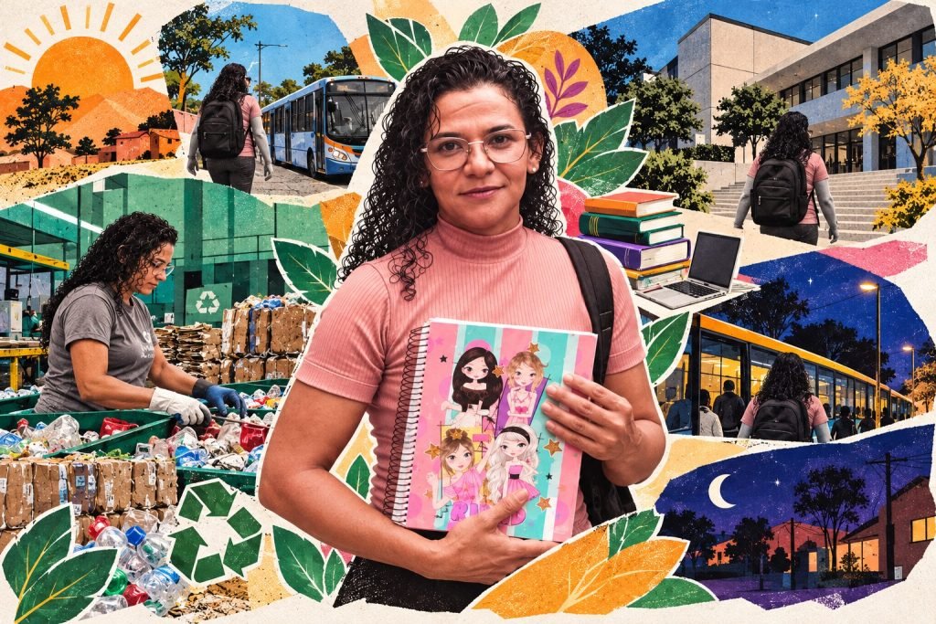 Trabalhadoras de cooperativa de reciclagem em Ceilândia chegam à faculdade e despertam consciência ambiental