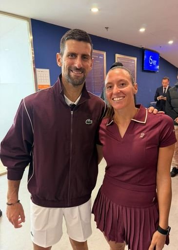 Novak Djokovic e Luisa Stefani - WTA 1000 de Pequim 2026
